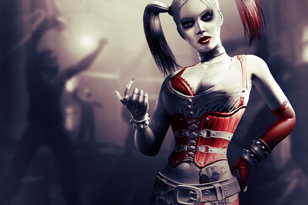 Harley quinn Charakter aus dem trailer