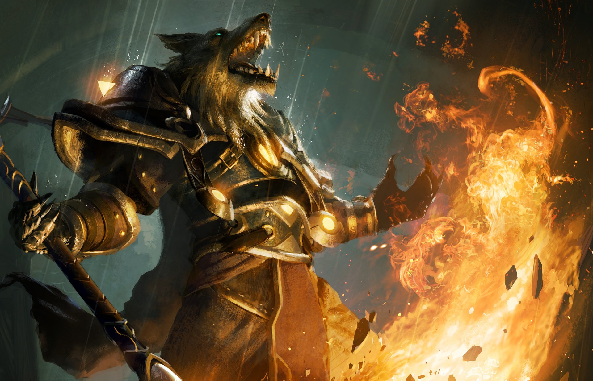 worgen feu world of warcraft feu flamme