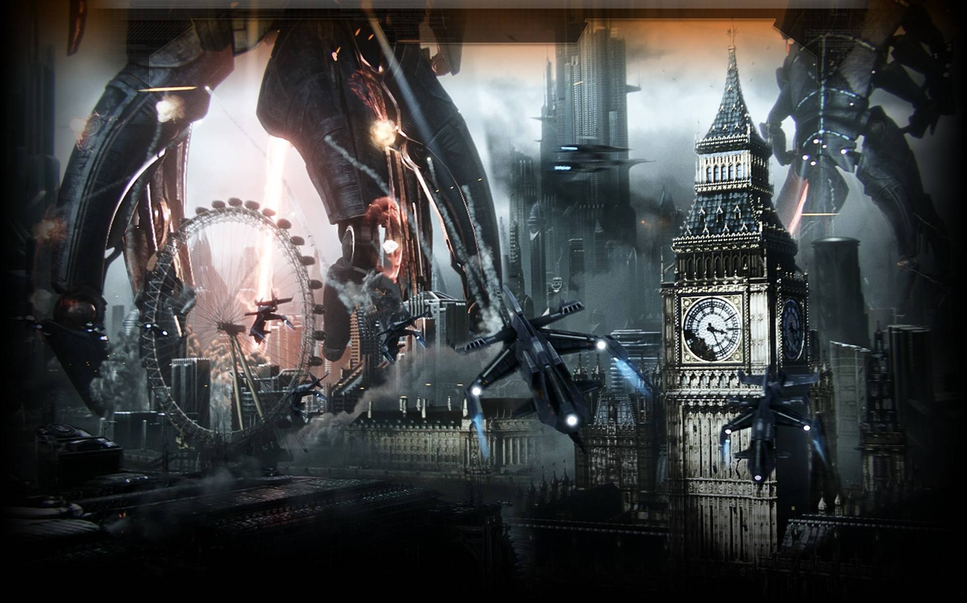 mass effect 3 fallen earth london big ben invasion reaper