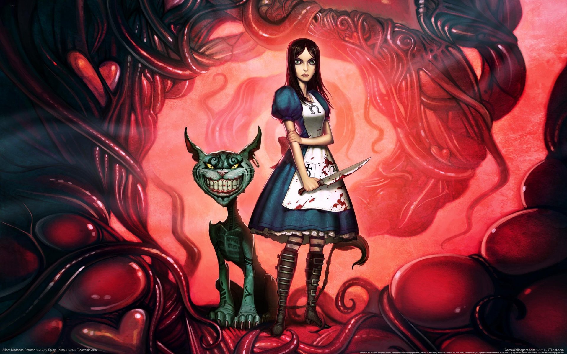 alice madness returns alice gato de cheshire