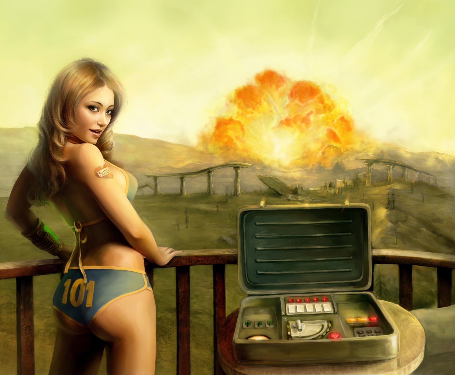 fallout 3 tenpenny bambino ragazza scoppio