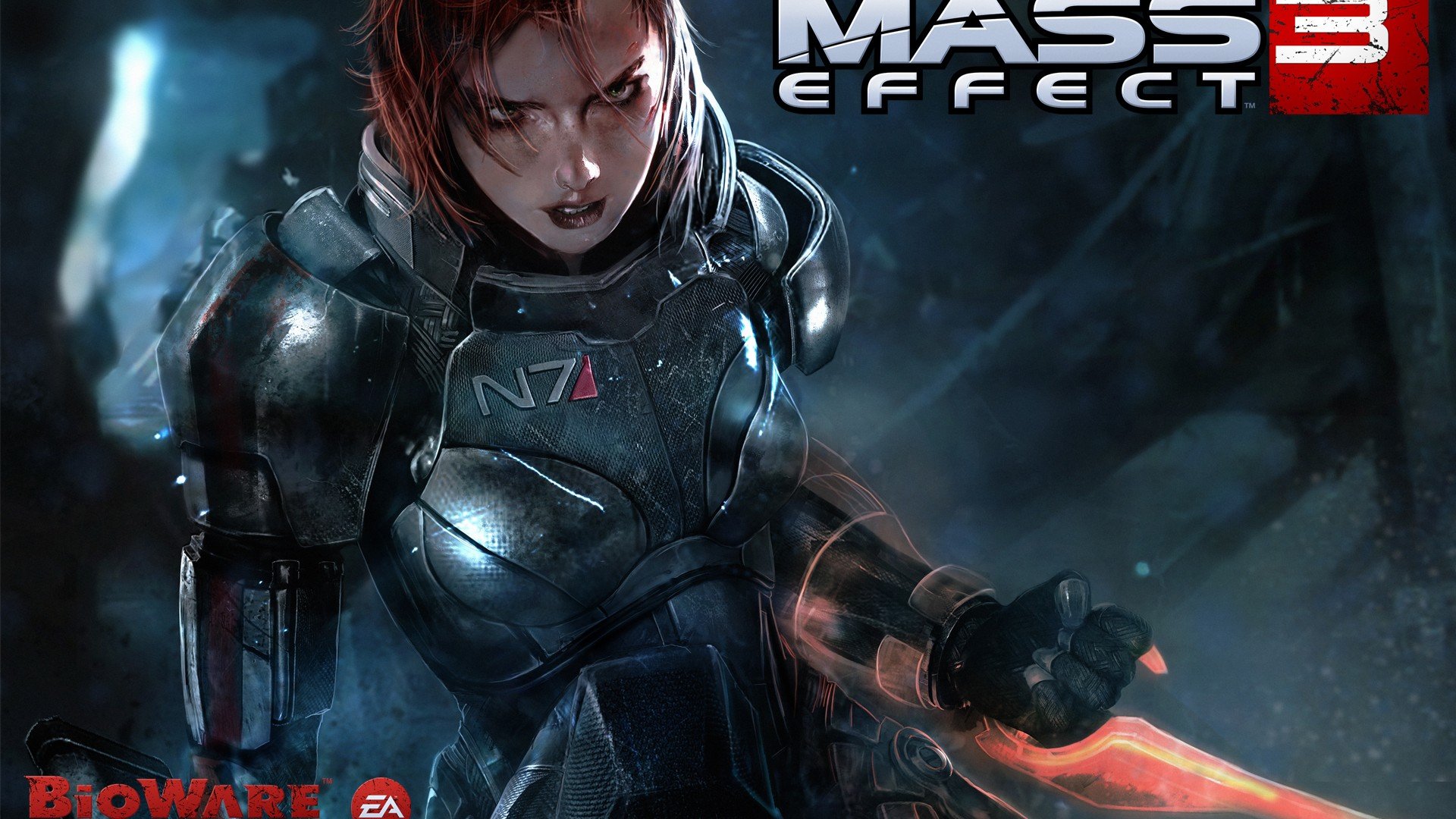 mass effect 3 shepard femme art patrik olejnicak