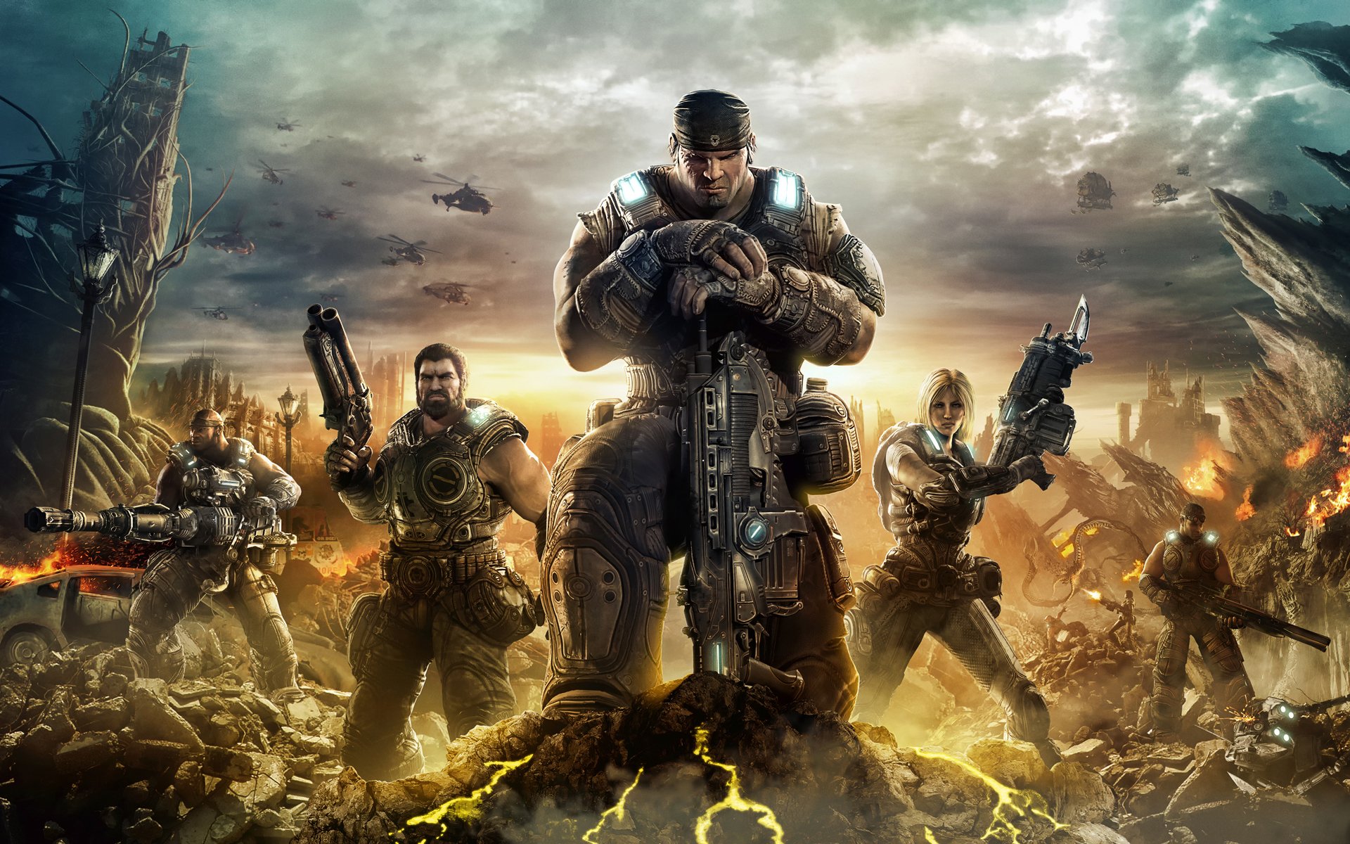 gears of war 3 warriors fighters soldiers