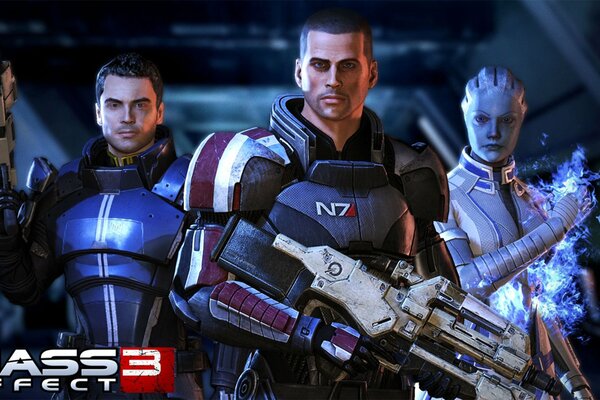 Shepard und Liana in mass effect 3 gefunden