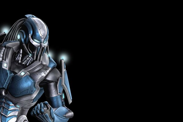 Art Cyber sub-zero du jeu mortal kombat 9