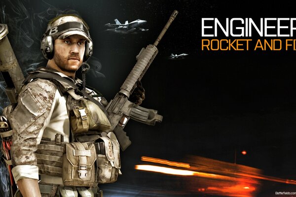 Engineer rocket and fix battlefield3