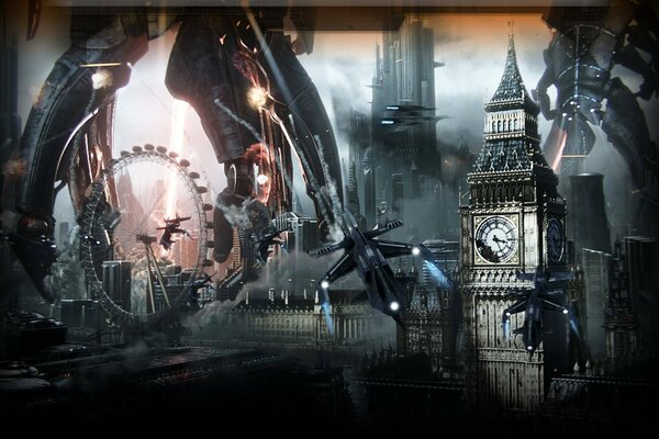 Mass effect 3, fallen earth, london