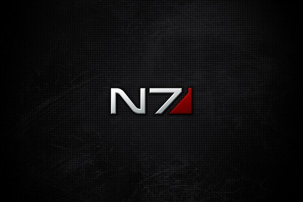 Logotipo n7 sobre fondo negro