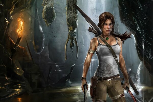 Kunst aus dem Spiel «Tomb Raider»