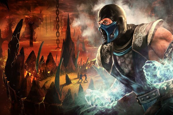 Personaggi della vecchia versione del gioco Mortal Kombat Fire Ice