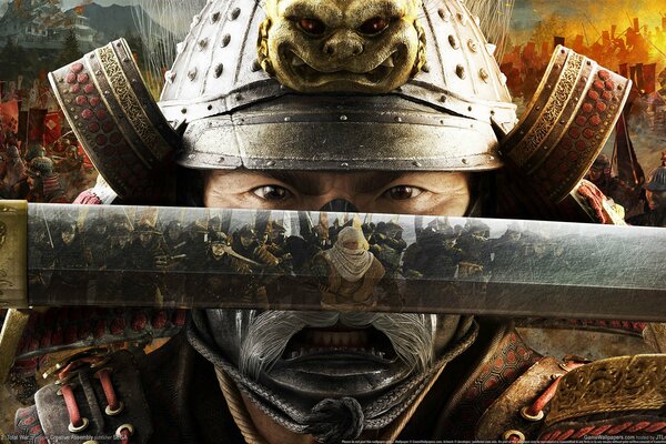 Shogun 2 è un gioco di guerra totale. E questa meravigliosa katana starà benissimo sul desktop