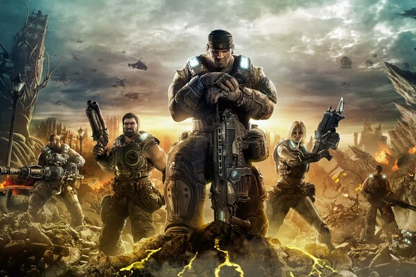 WARRIORS z gry Gears of War 3