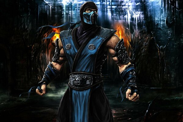 Sub-Ziro von Mortal Kombat Nahaufnahme