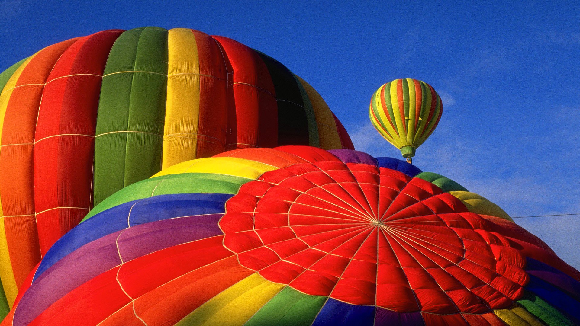 ciel vol ballon couleur rayures