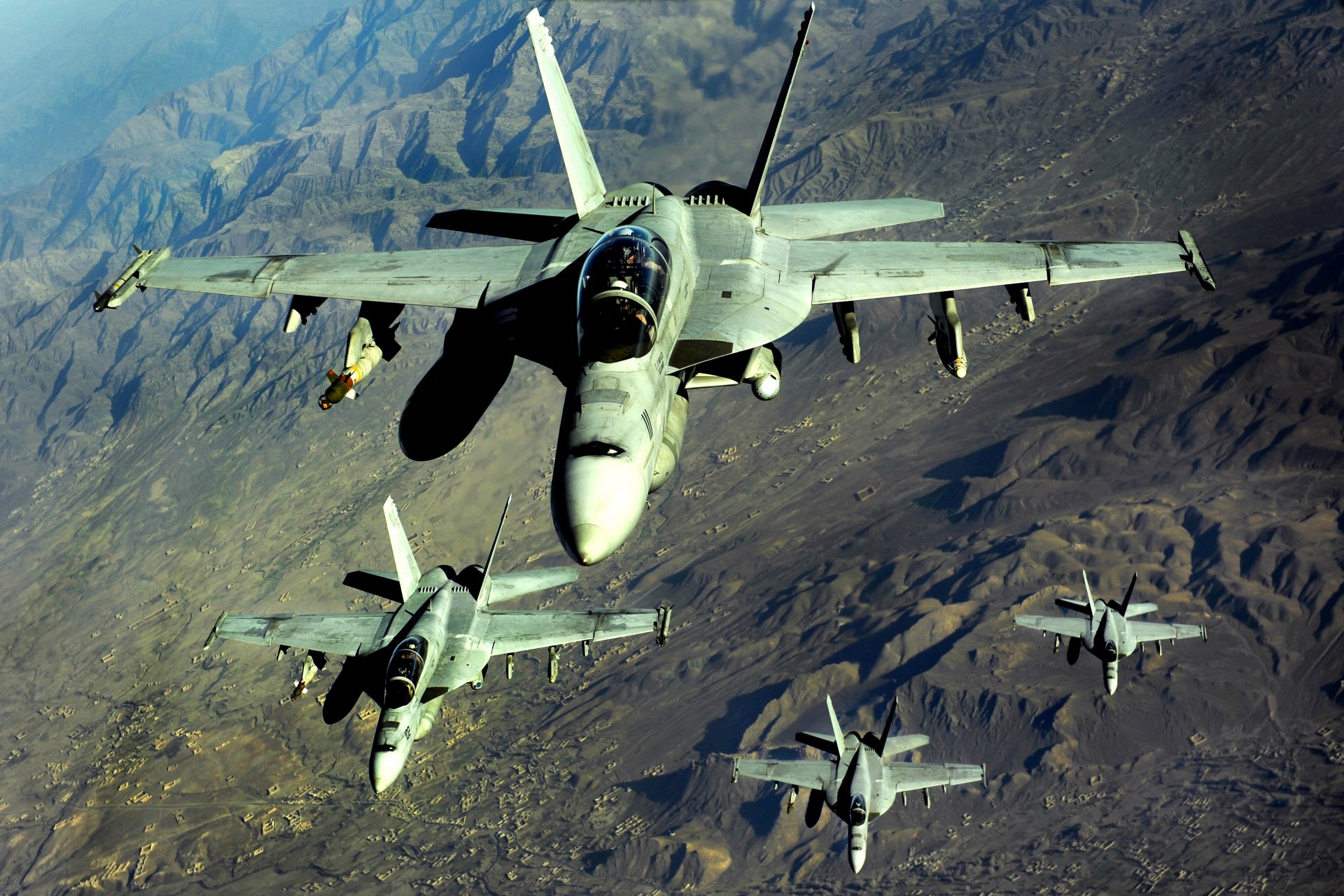 fa-18 hornet fighters flight