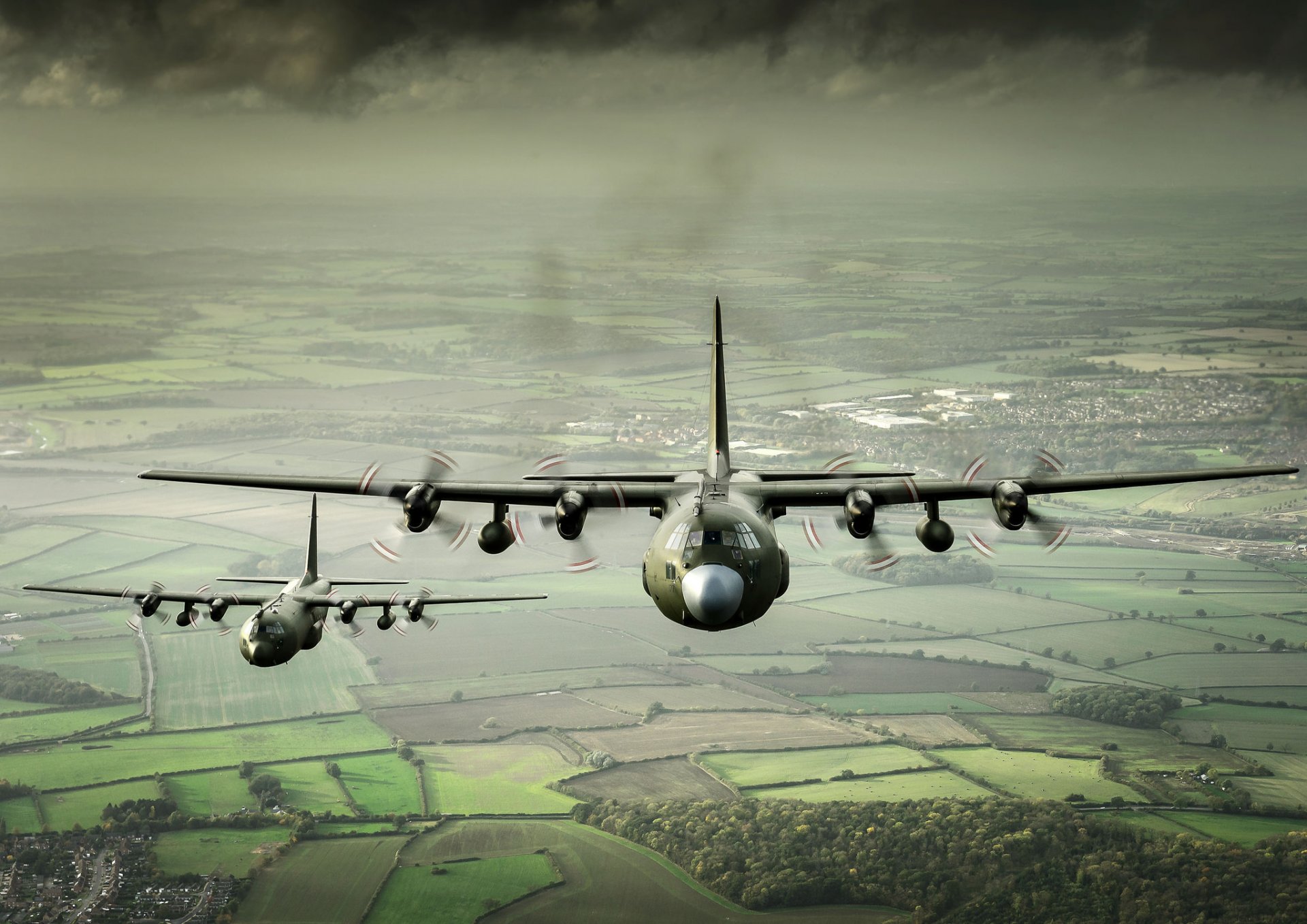 c-130k hercules transport militaire