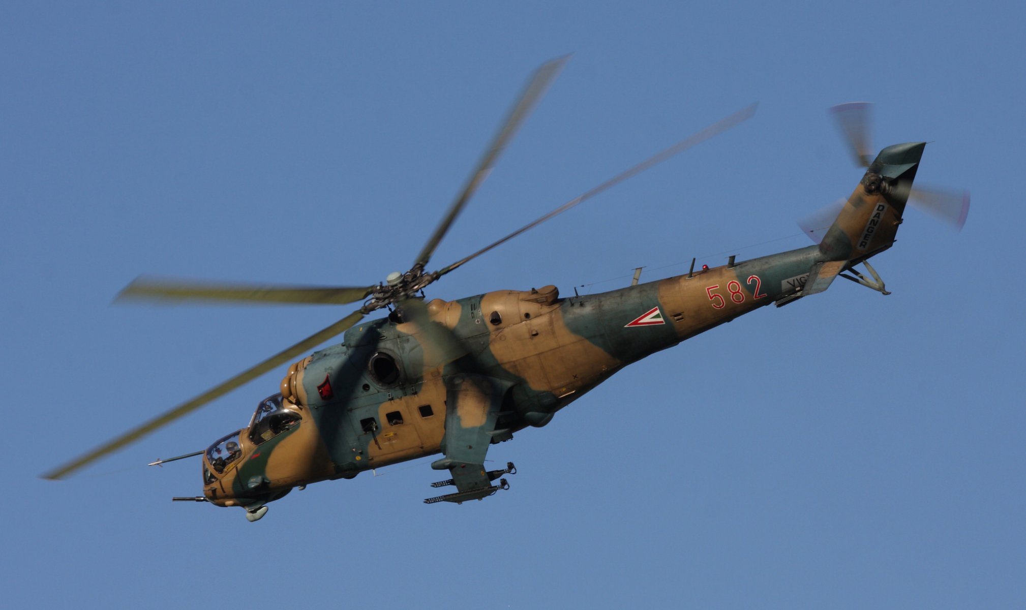 mi-24 walki ostrza lotu