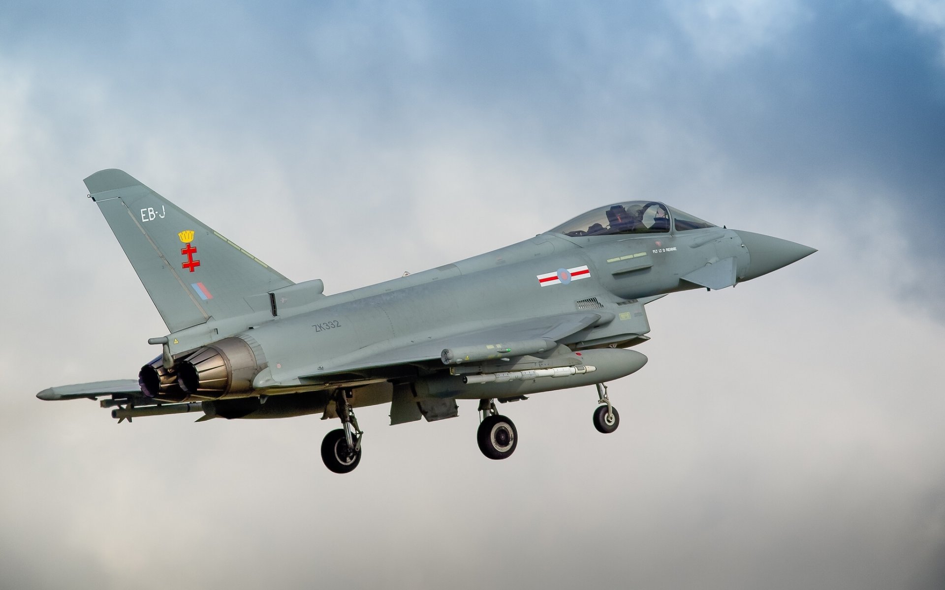 eurofighter typhoon avión de combate cielo