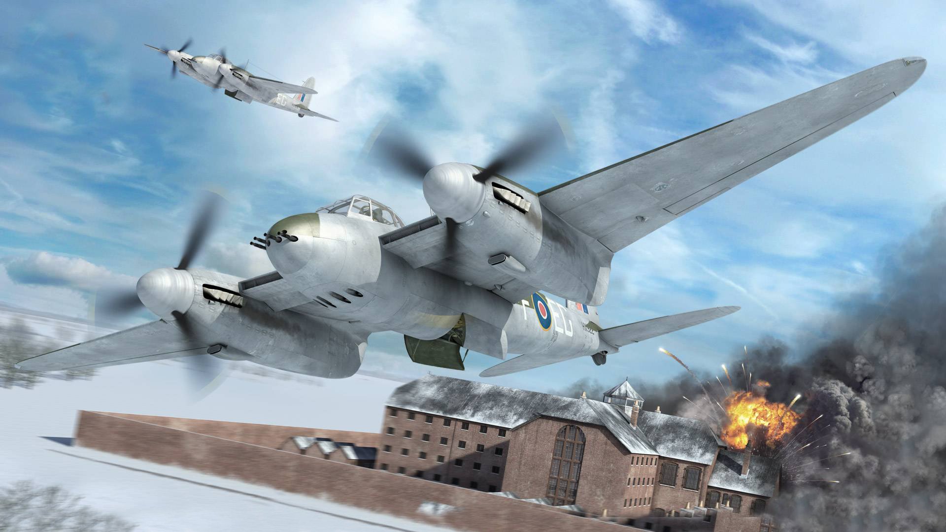 de havilland mosquito britannico multi-purpose bombardiere della seconda guerra mondiale night fighter figura di arte