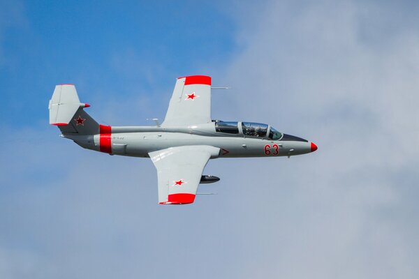 Un avión de entrenamiento voló a la pista