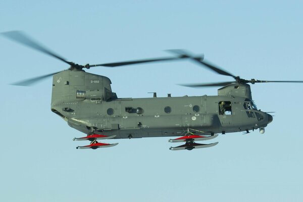 Militär- Transporthubschrauber Chinook ch-47d