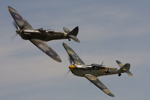 Messerschmitt BF-109F - fighter of the Second World War