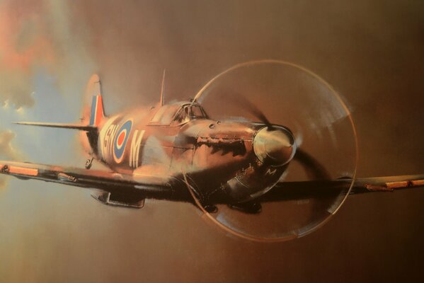 Chasseur monomoteur britannique spitfire