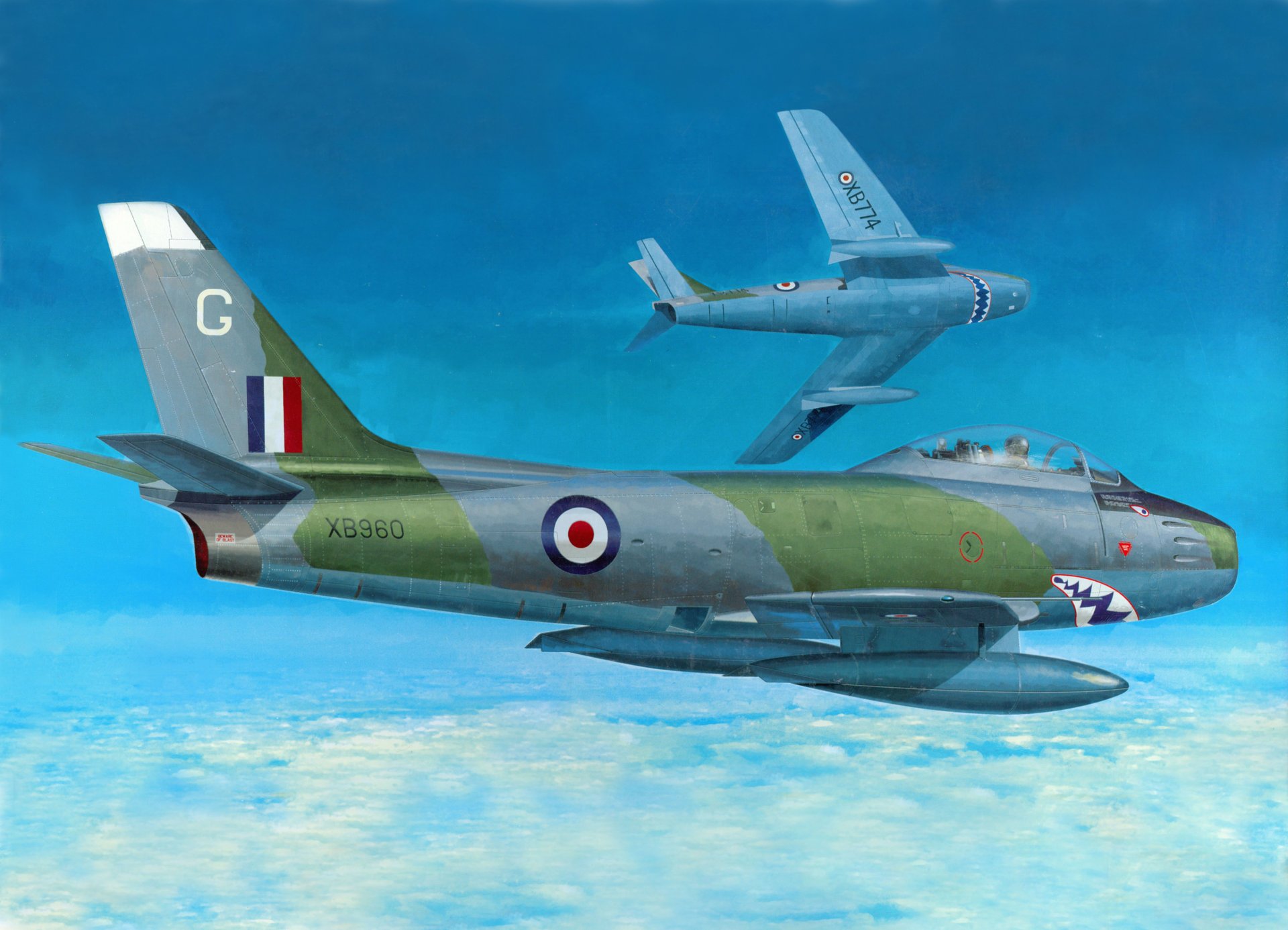 arte cielo sabre mk . 4 ra sabre mk-4 monoplaza jet cazabombarderos fuerza aérea italiana figura