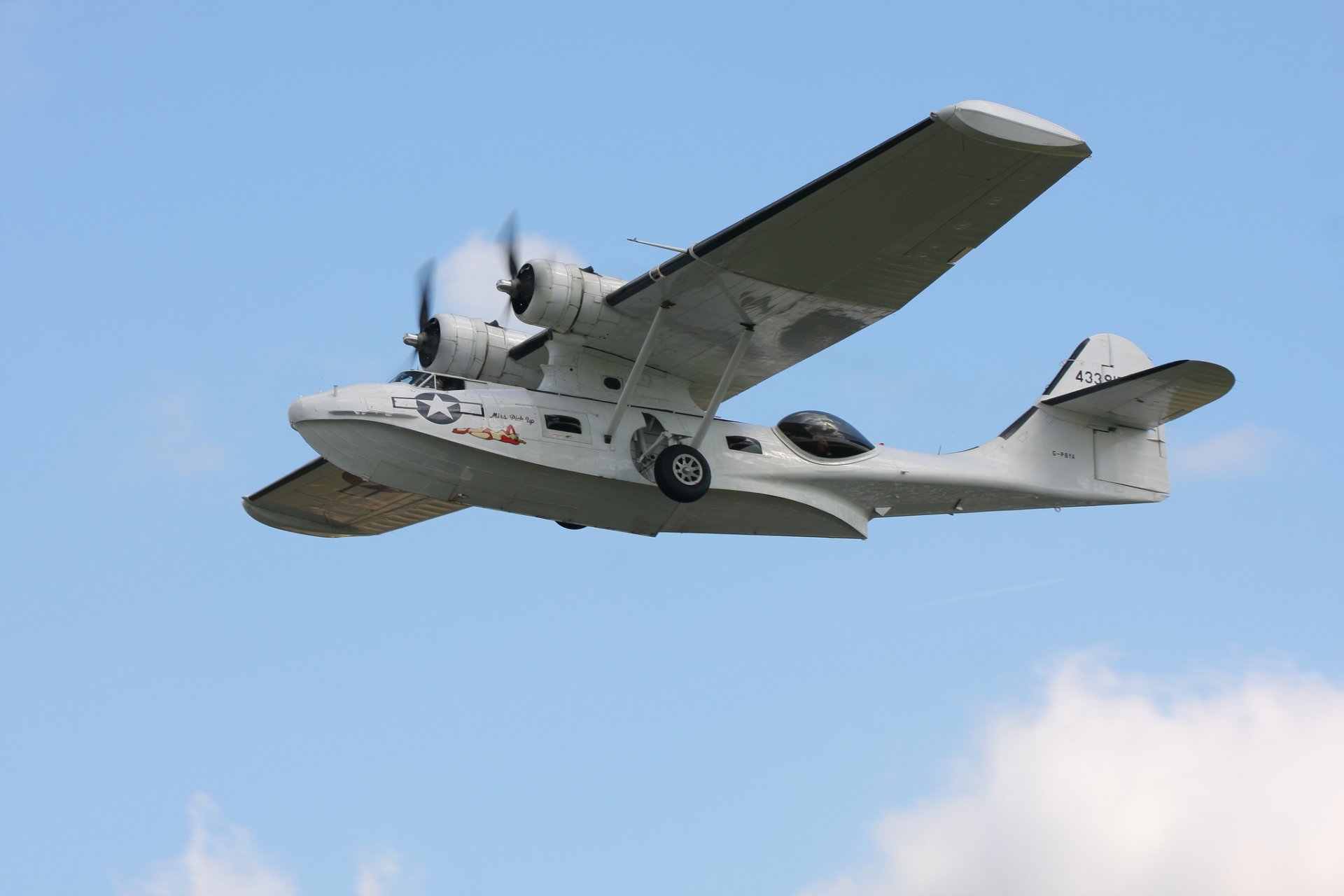 pby catalina catalina marine pattuglia anti-sottomarino aereo di volo