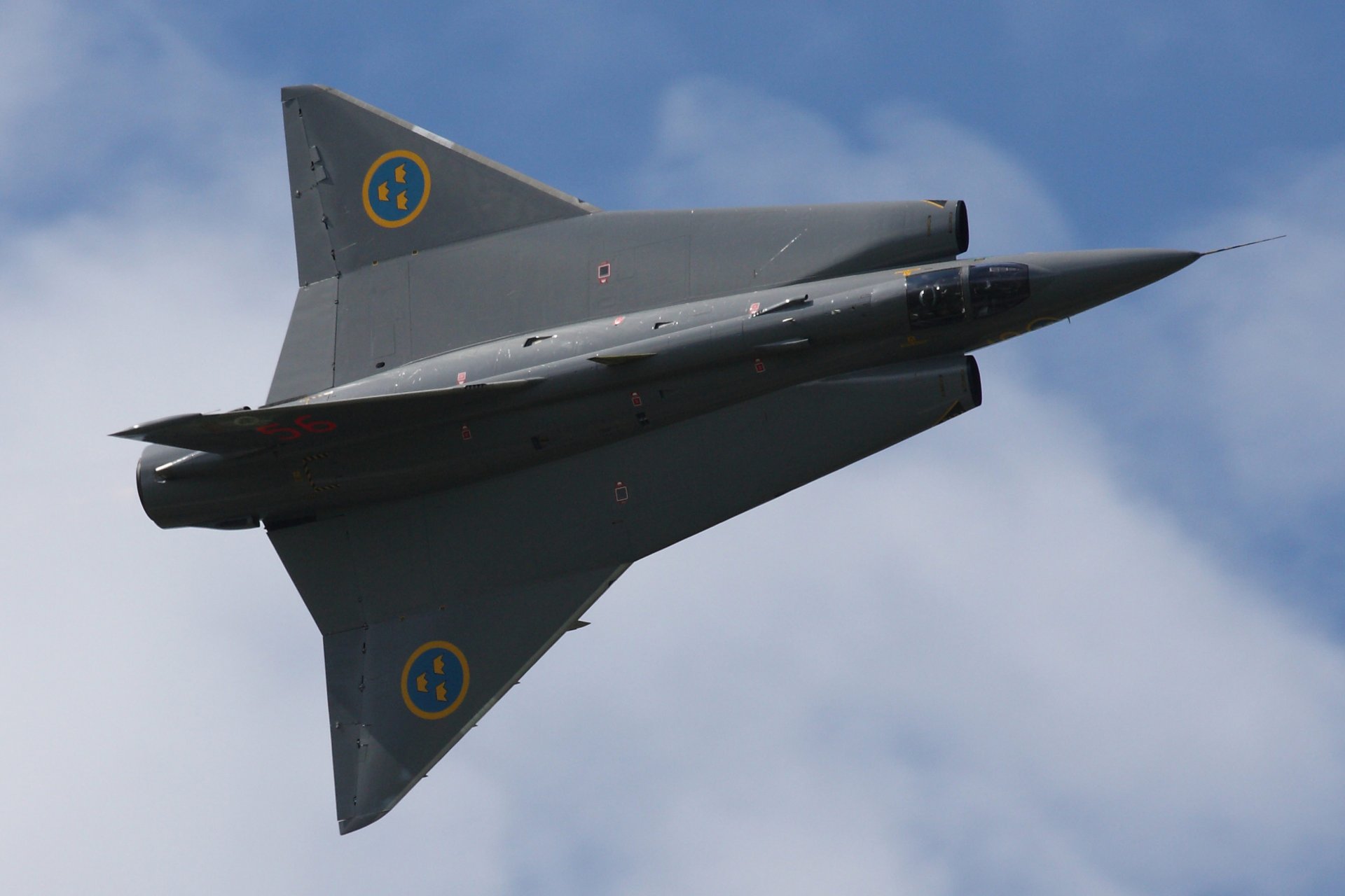 aab 35 draken schwedisch überschall kämpfer fliegen