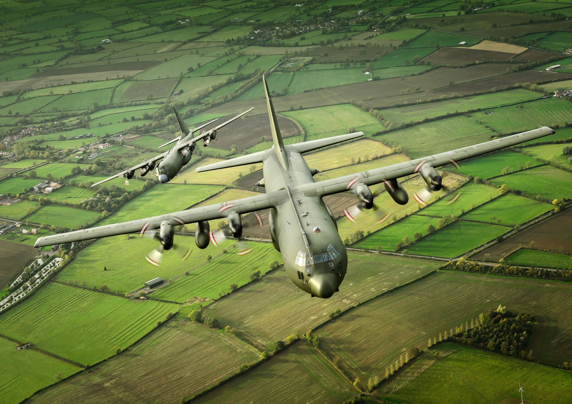 c-130k hércules transporte militar