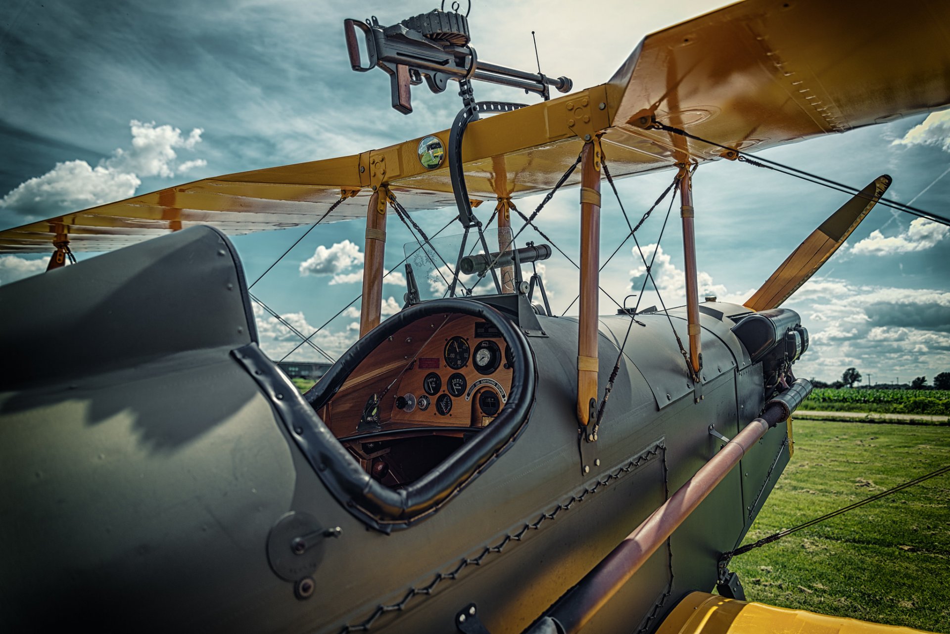 avion avion de chasse première guerre mondiale cabine