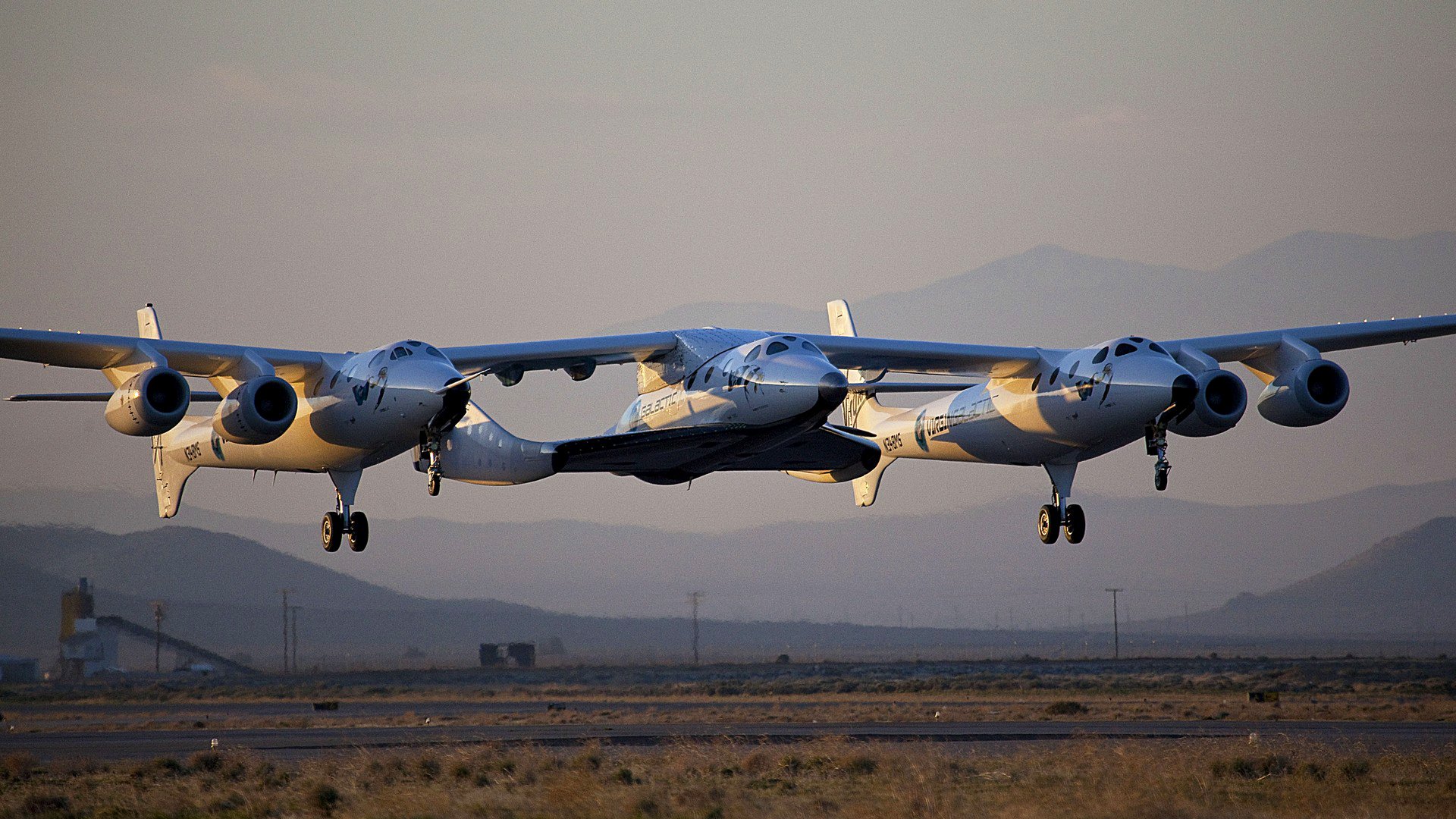 vss enterprise avión montaña aterrizaje