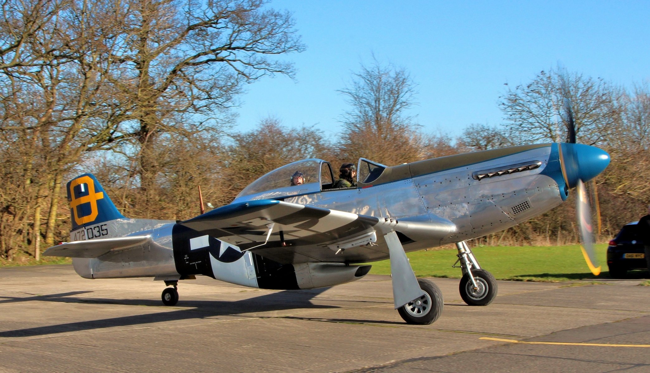 p-51d mustang american single fighter