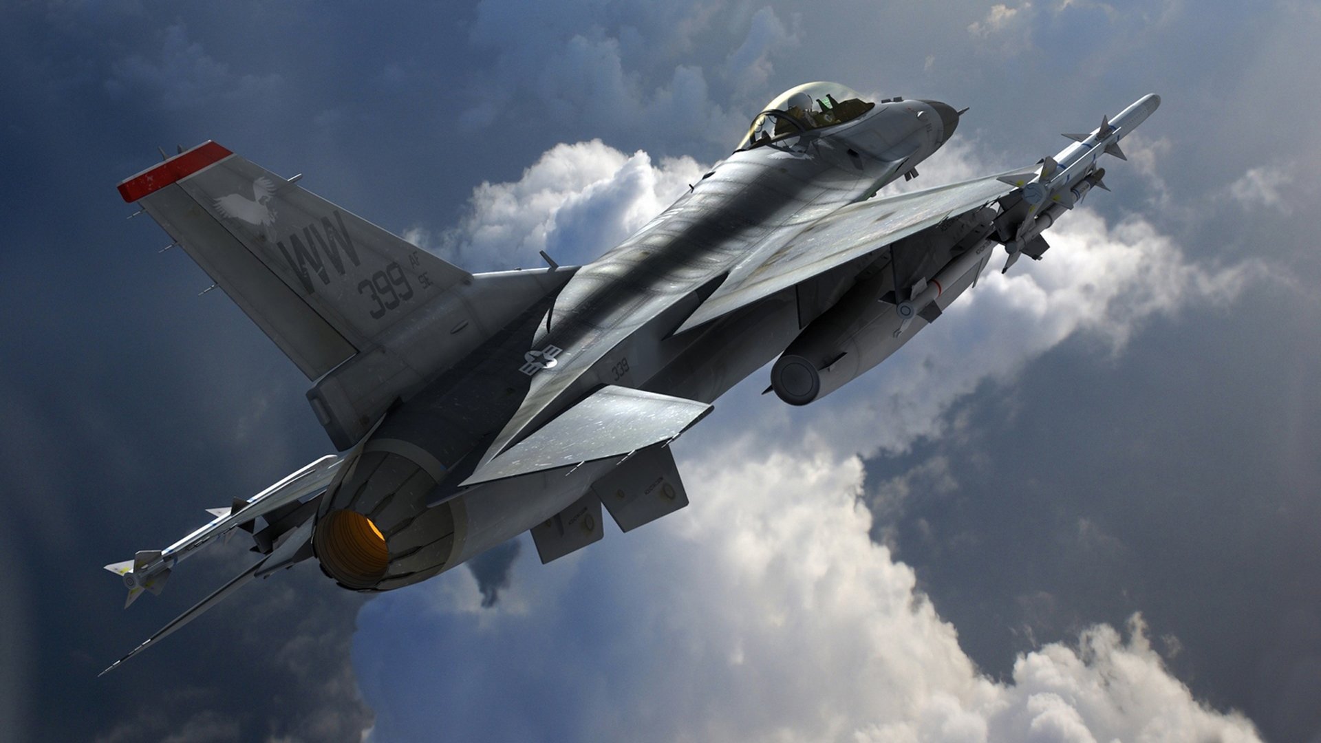 general dynamics f-16 fighting falcon rumble falcon art