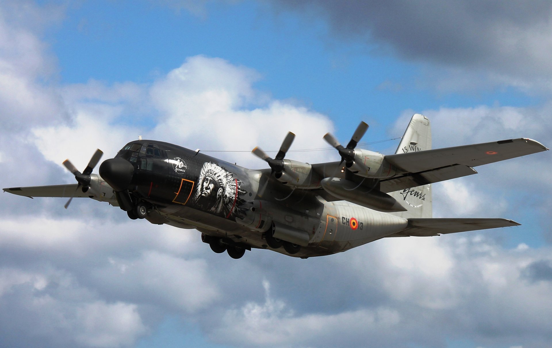 c-130 ch-13 transporte militar avión