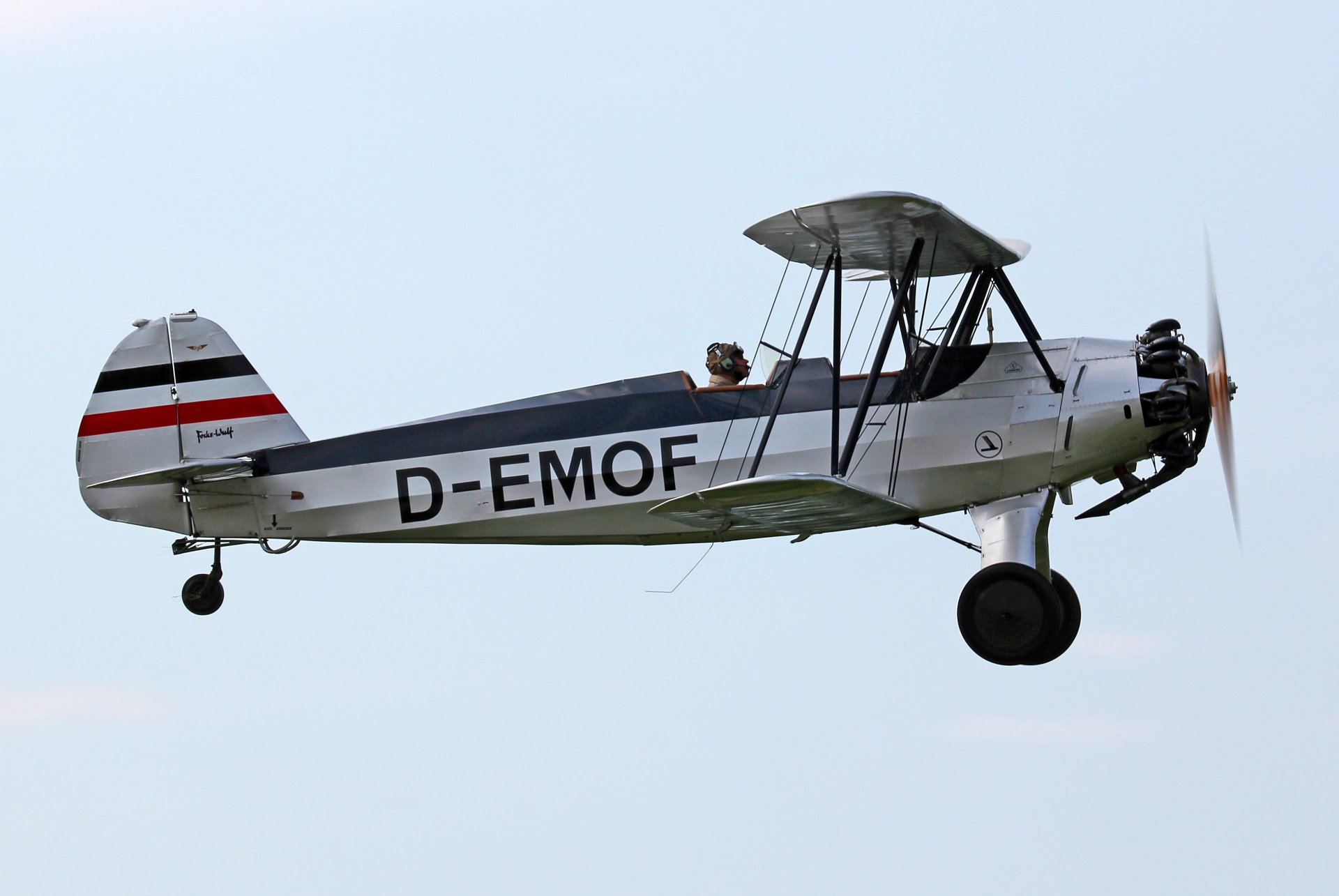 focke-wulf fw44j stieglitz alemán multiusos avión de entrenamiento ww2