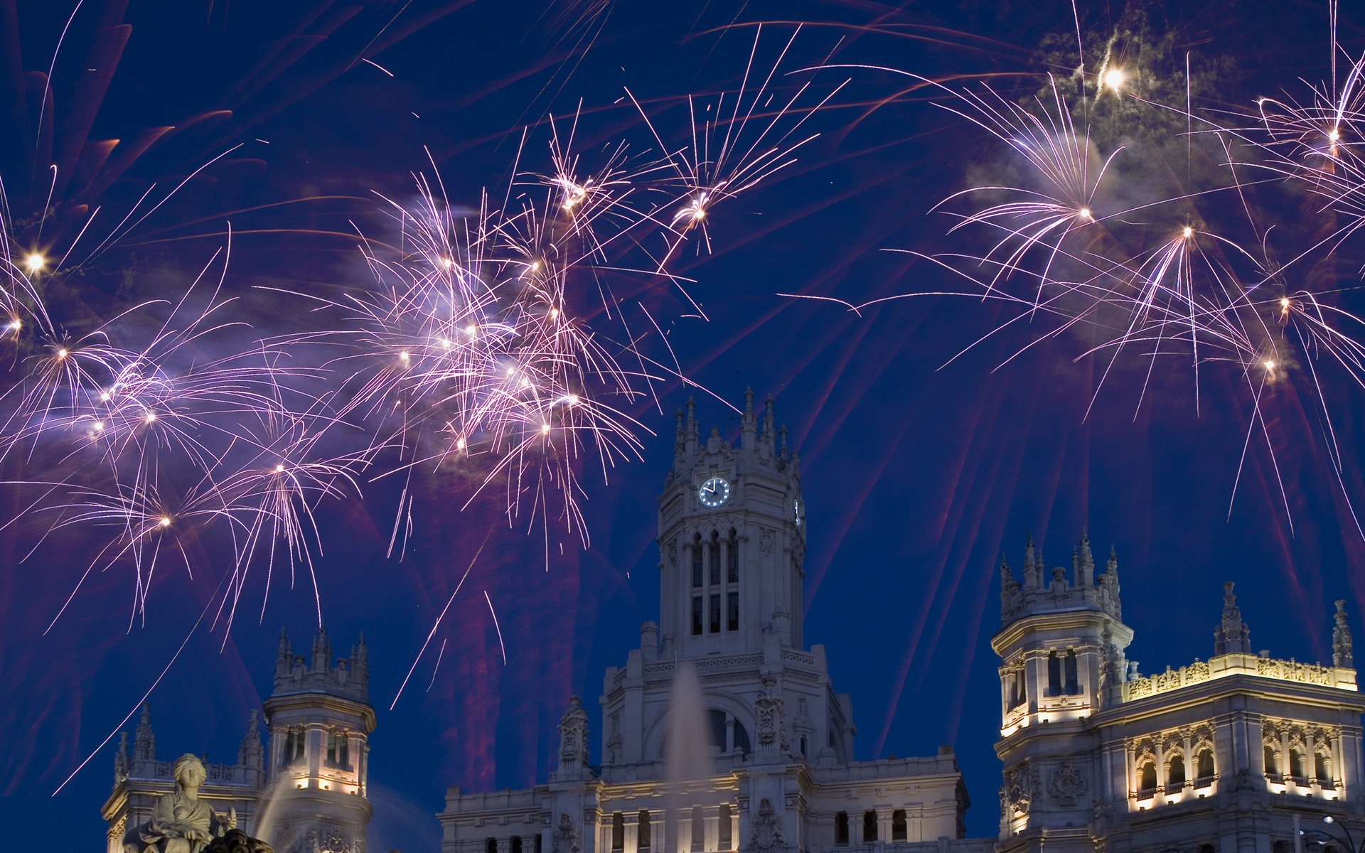 feuerwerk feuerwerk spanien madrid