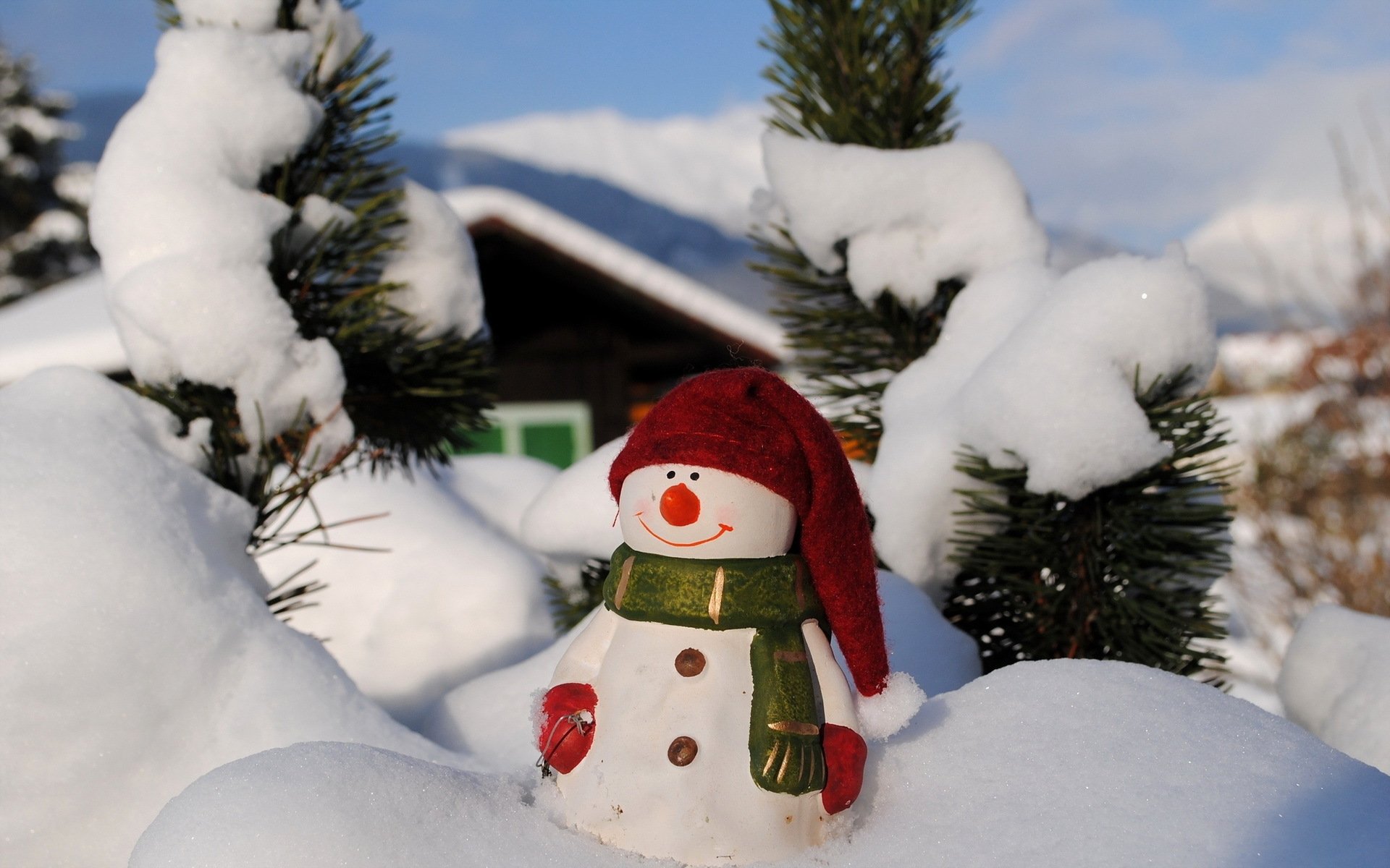 juguete muñeco de nieve vacaciones