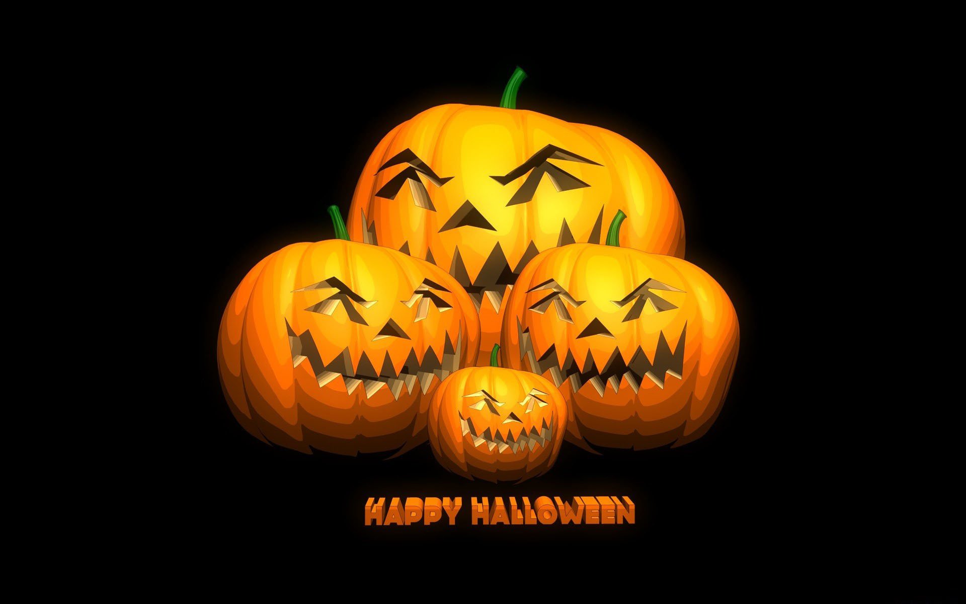 halloween letras feliz halloween calabazas