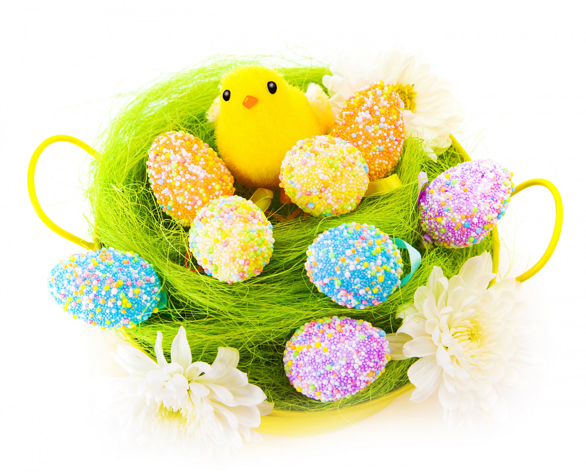 ostern blumen eier