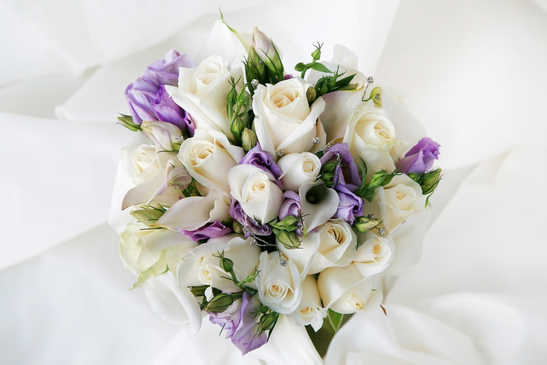 bouquet composition roses fleurs