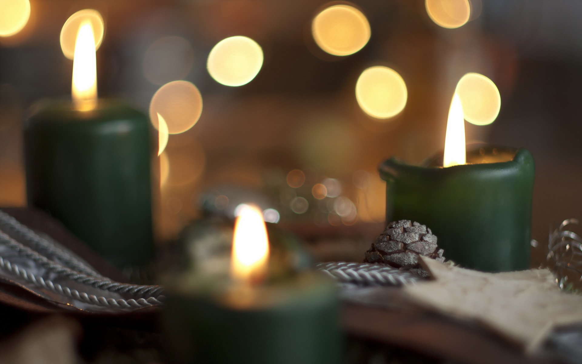 holiday candles background