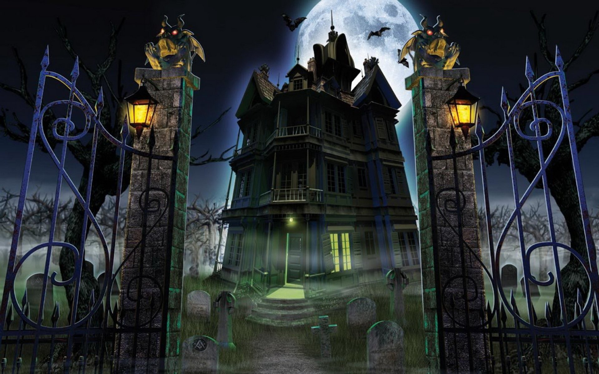 halloween château