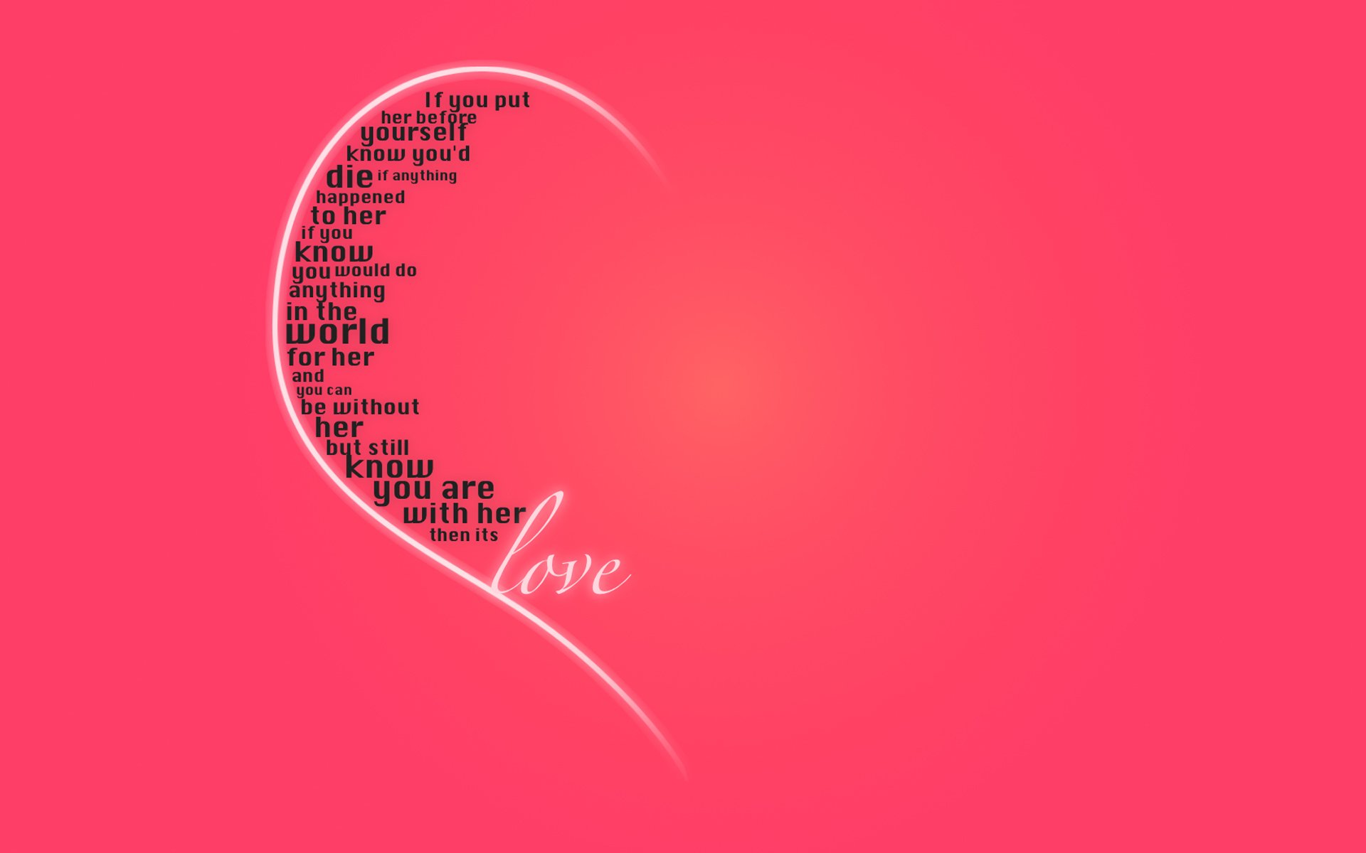 holiday valentine s day valentine s day half heart words recognition feelings love pink background