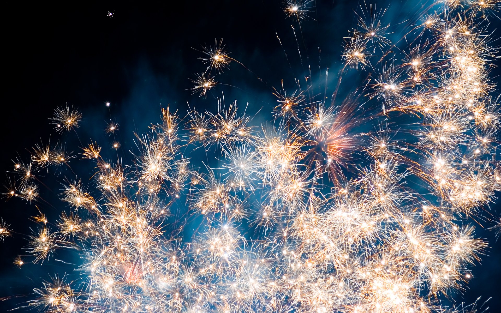 sternenhimmel feuerwerk himmel