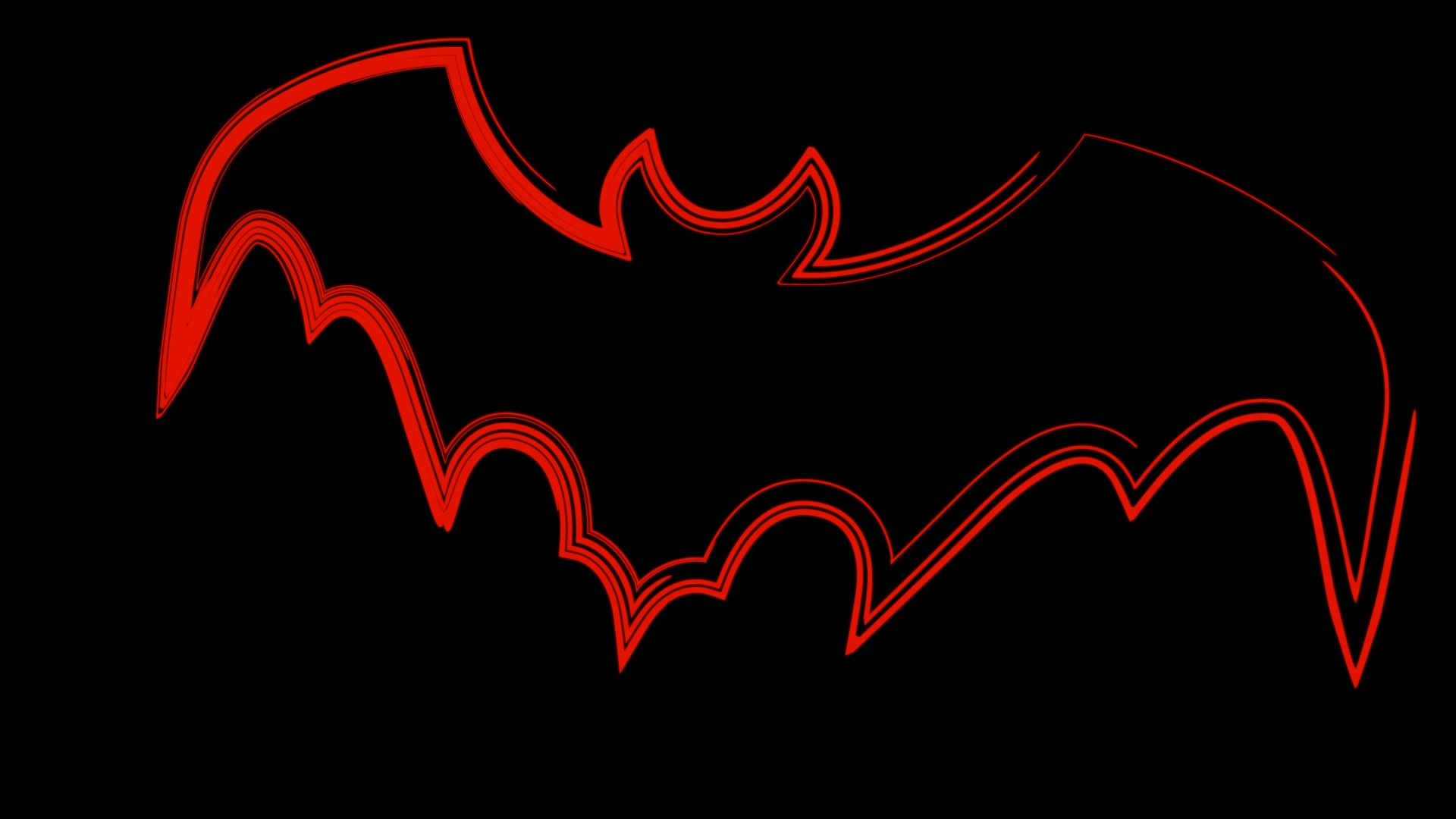 festa di halloween bat figura vacanza immagine 1920x1080