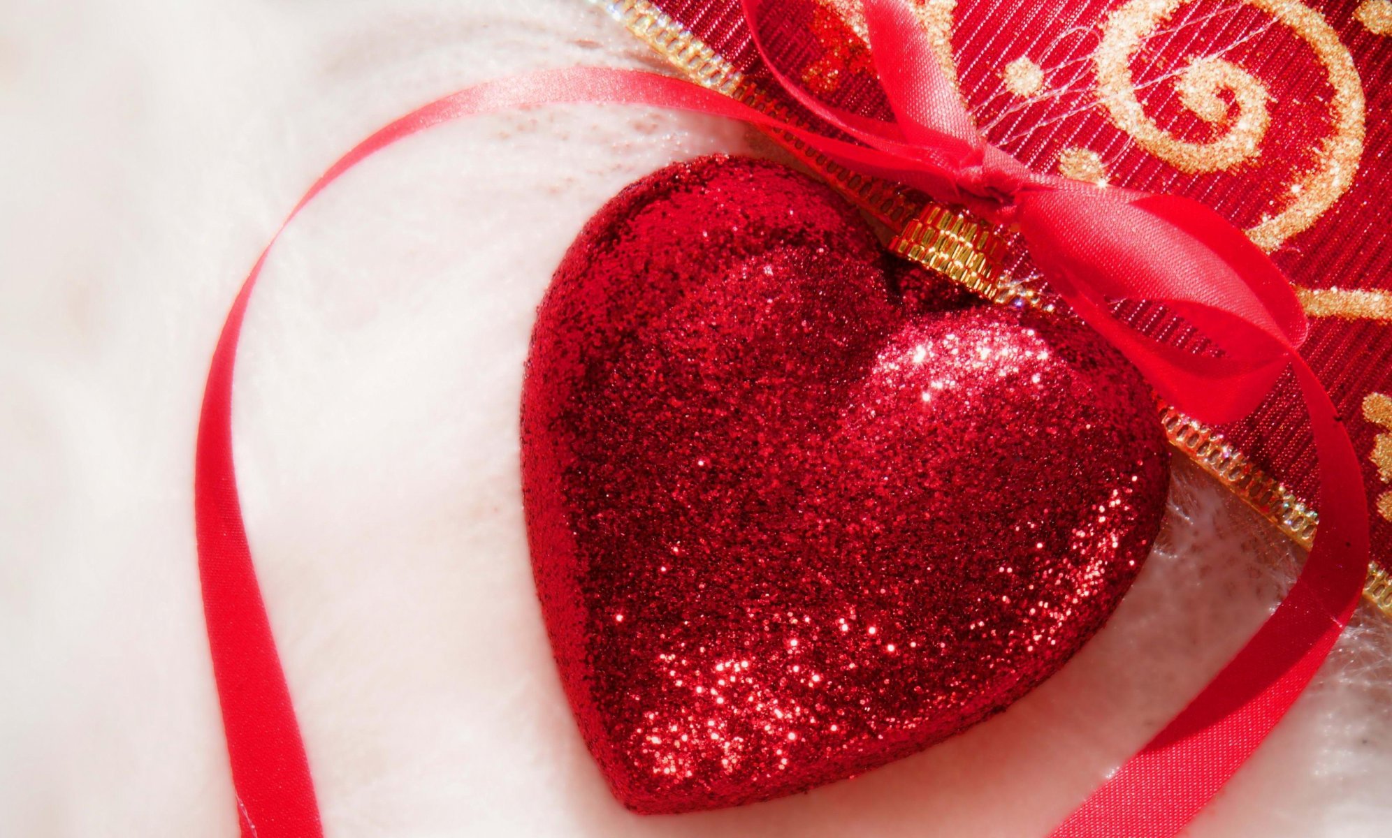 nouvel an noël vacances coeur rouge coeur jouets de noël ruban