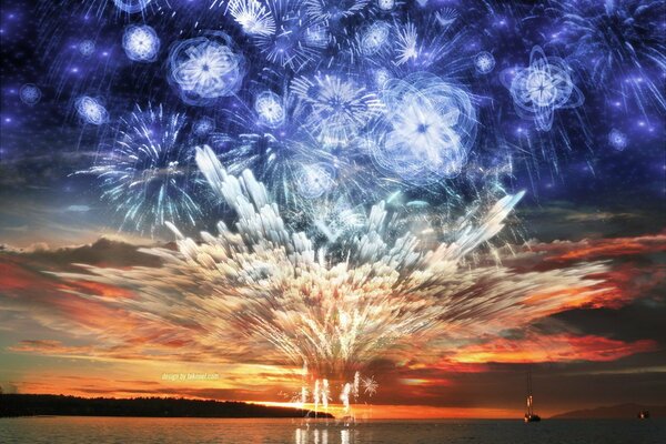 Fireworks over the lake will be an explosion of colors