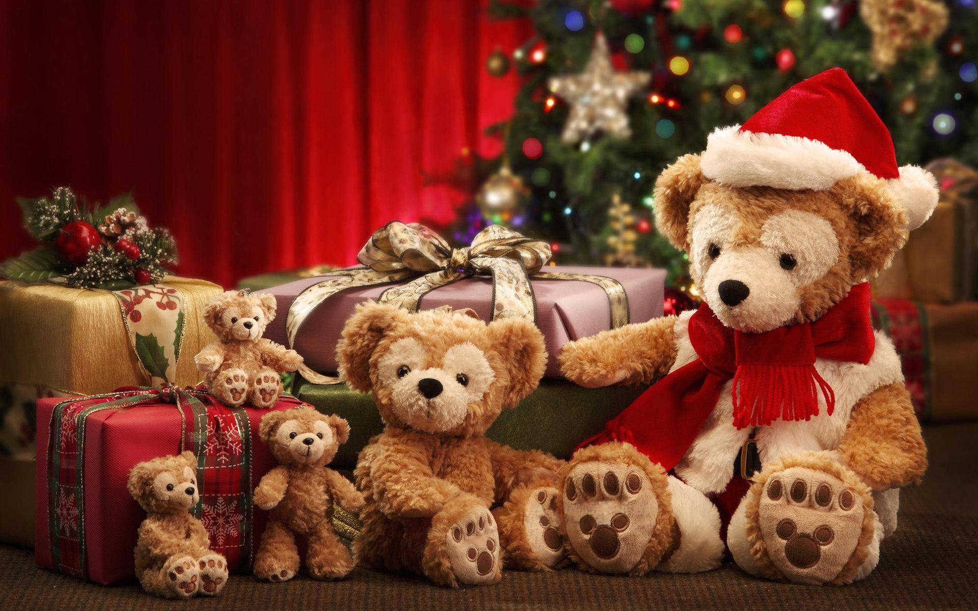 new year holidays bear